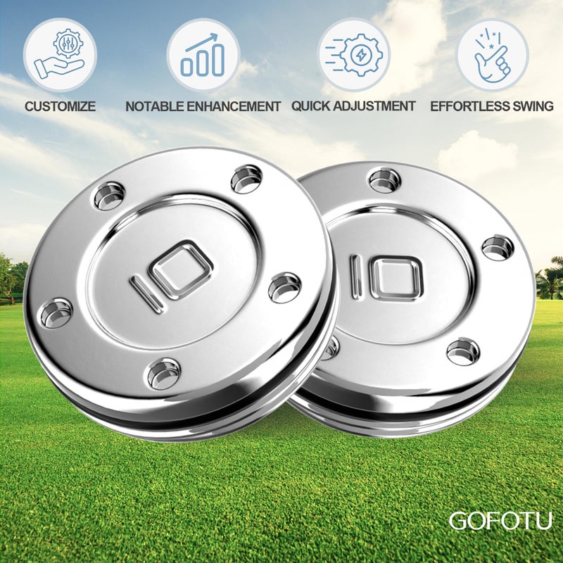 Gofotu 2pcs 10g Golf Custom Weights Compatible with Titleist Scotty Cameron Golf Club Putters Newport No Painting (2pcs 10g) - Image 4
